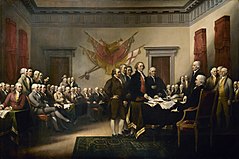 John Trumbull's painting Declaration of Independence